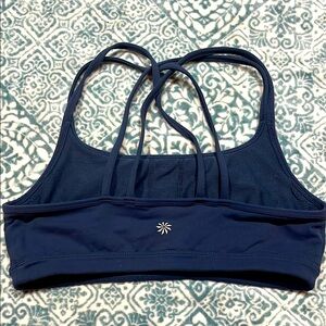 Athleta Blue Strappy Sports Bra
